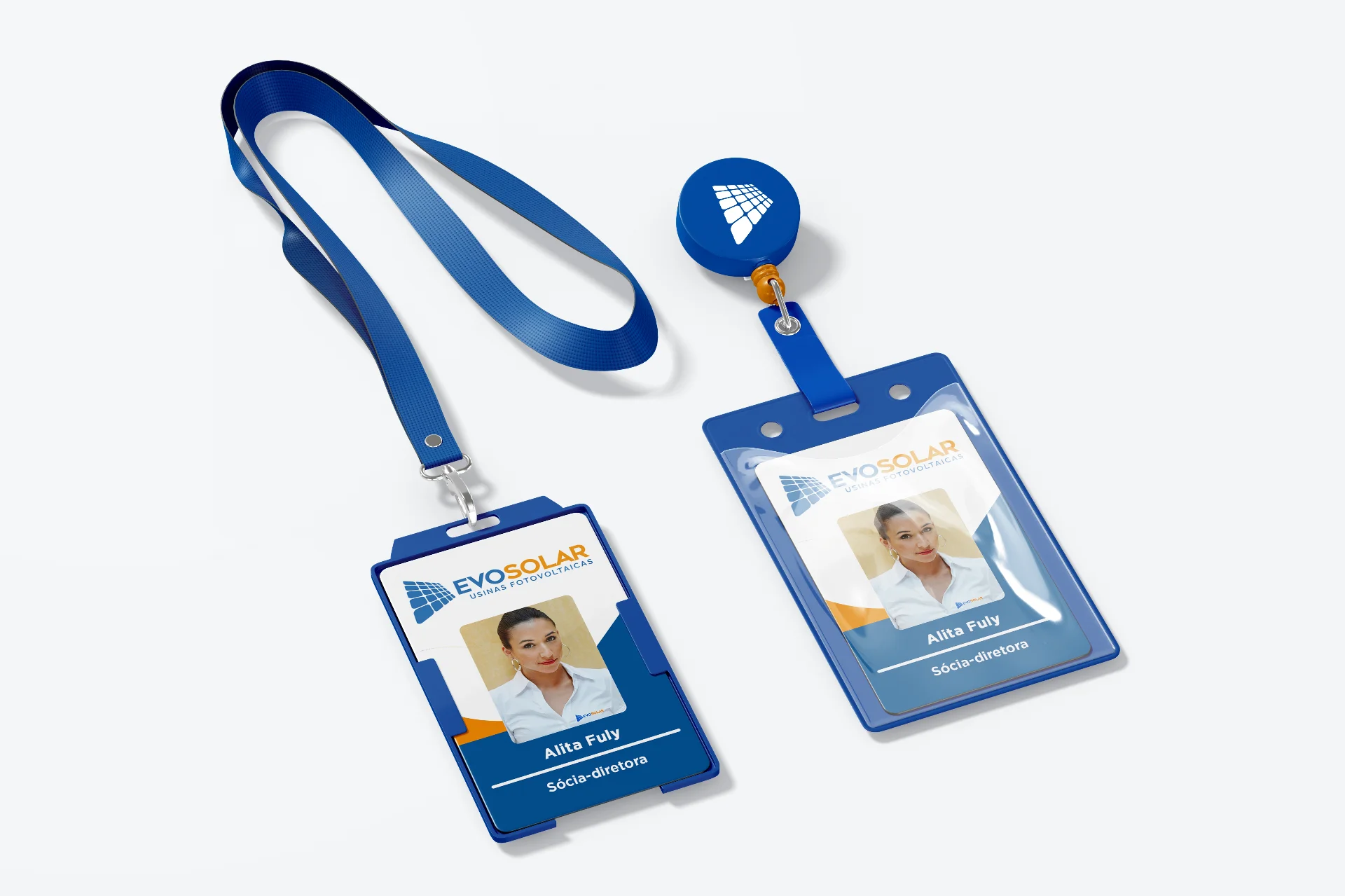 Crachá personalizado Evosolar