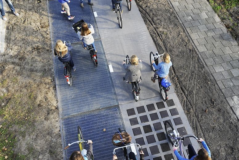 Ciclovia solar holandesa de sucesso