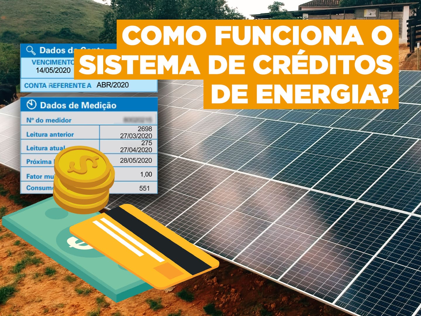 Como funciona o sistema de créditos de energia solar?
